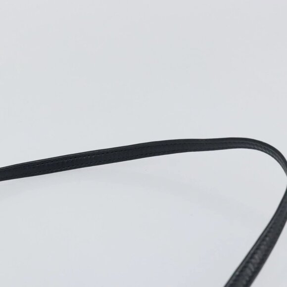 GUCCI Micro GG Canvas Bag PVC Leather Navy Gold - Picture 8 of 16